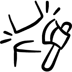 Trees Cutting Axe Icon from Freehand Set