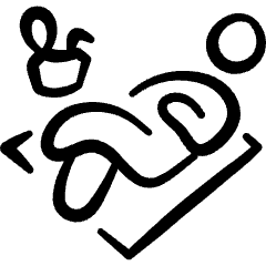 Beach Sunburn Icon from Freehand Set