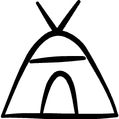 Camping Tent 1 Icon from Freehand Set