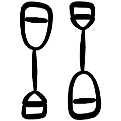 Canoe Paddles 1 Icon from Freehand Set