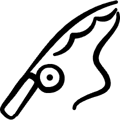 Fishing Rod 2 Icon from Freehand Set