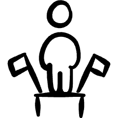 Landmarks Statue Flag Icon from Freehand Set