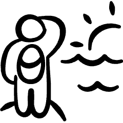 Landmarks View Point Icon from Freehand Set