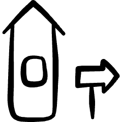 Outdoors Bird House 1 Icon from Freehand Set