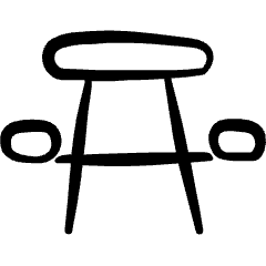 Outdoors Picnic Table Icon from Freehand Set