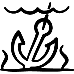 Sailing Anchor Icon from Freehand Set