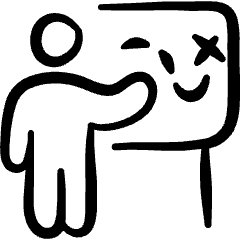 Trekking Direction Map Icon from Freehand Set