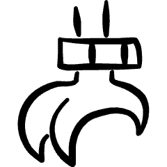 Bird Ankle Ring Icon from Freehand Set