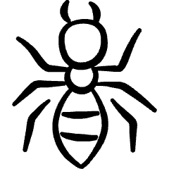 Insect Ant Icon from Freehand Set