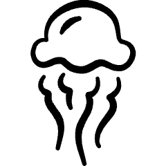 Jellyfish Icon from Freehand Set