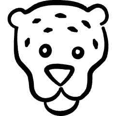 Lioness Head Icon from Freehand Set