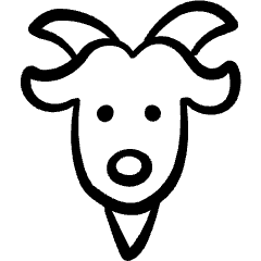 Livestock Goat Head 1 Icon from Freehand Set