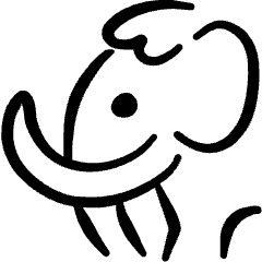 Pre Historic Animal Mammoth 1 Icon from Freehand Set