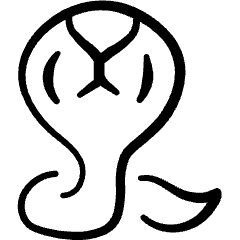 Reptile Cobra Icon from Freehand Set