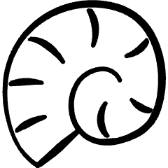 Snail Shell Icon from Freehand Set