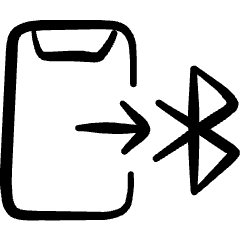Bluetooth Transfer Icon from Freehand Set