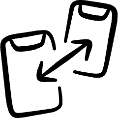 Connect Device Exchange Icon from Freehand Set