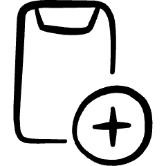 Mobilephone Action Add Call Icon from Freehand Set