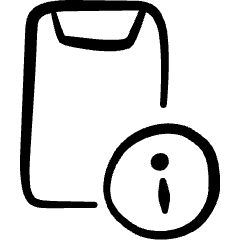 Mobilephone Action Information Icon from Freehand Set