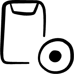 Mobilephone Action Record Icon from Freehand Set