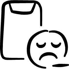 Mobilephone Action Remove Contact Icon from Freehand Set