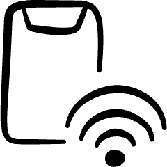 Mobilephone Action Wifi Icon from Freehand Set