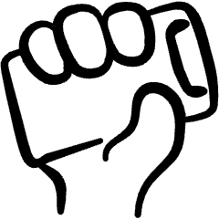 Mobile Phone Hand Hold Icon from Freehand Set
