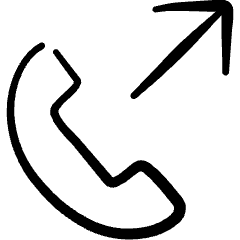 Phone Actions Call Icon from Freehand Set