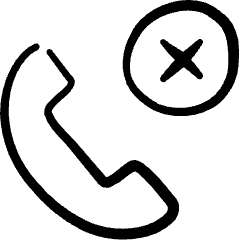 Phone Actions Remove Icon from Freehand Set