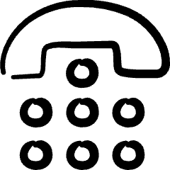 Phone Dial Icon from Freehand Set