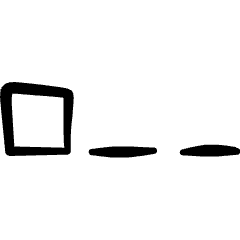 Signal Very Low Icon from Freehand Set