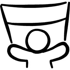 Campaign Banner Icon from Freehand Set