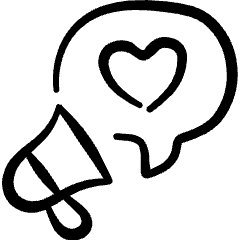 Campaign Heart Love Icon from Freehand Set