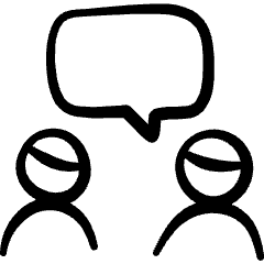 Debate Talk 1 Icon from Freehand Set