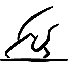 Vote Ballot Icon from Freehand Set