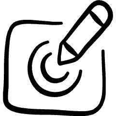 Vote Digital Icon from Freehand Set