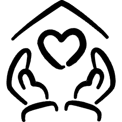 Real Estate Favorite Hands Heart Icon from Freehand Set