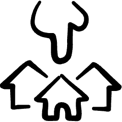 Real Estate Favorite House Pick Icon from Freehand Set