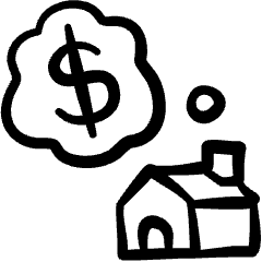 Real Estate Message House Buy Sell Icon from Freehand Set