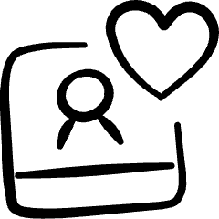 Dating Browser Icon from Freehand Set