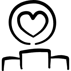 Love Heart Ranking Icon from Freehand Set