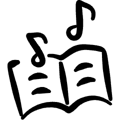 Audio Book Music 1 Icon from Freehand Set