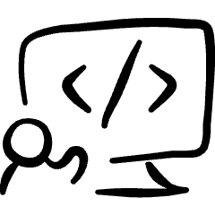 E Learning Programming Icon from Freehand Set