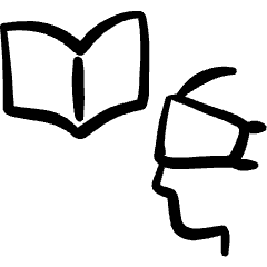 E Learning Virtual Reality Book 1 Icon from Freehand Set