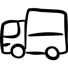 Delivery Truck 3 Icon from Freehand Set