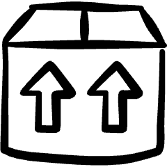 Shipment This Way Up Symbol Icon from Freehand Set