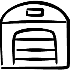 Warehouse Icon from Freehand Set