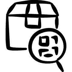 Warehouse Package Search Tracking Icon from Freehand Set