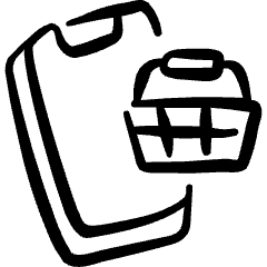 Mobile Shopping Shop Icon from Freehand Set