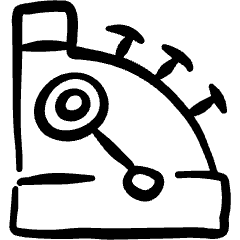 Receipt Cash Register Icon from Freehand Set